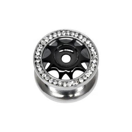 Steel Basicline Jewelled Black Wheel Tunnel
