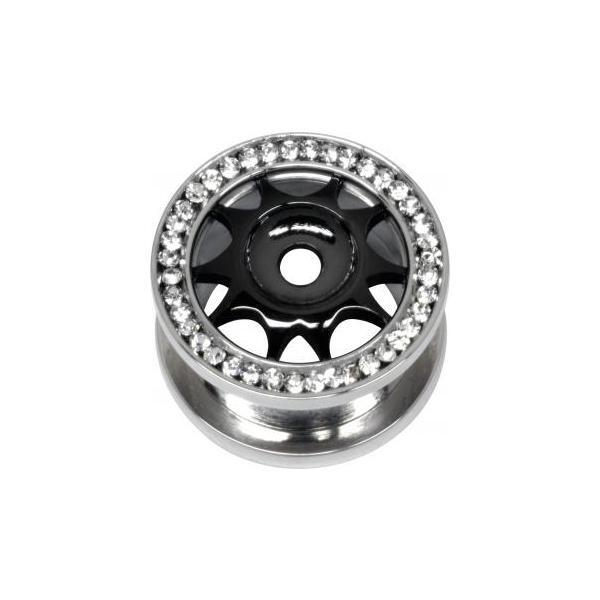 Steel Basicline Jewelled Black Wheel Tunnel
