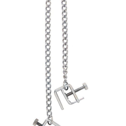 Press Style Nipple Clamps With Chain