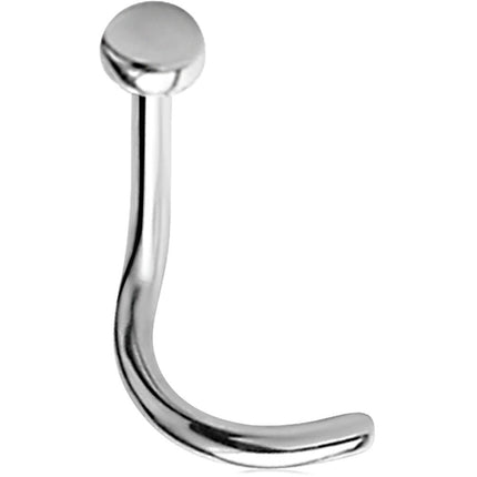 Steel Basicline Disc Nostril Stud