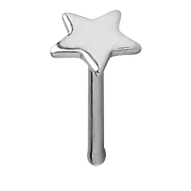 Steel Basicline Star Nose Bone