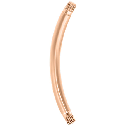 Wildcat Titanium Rose Gold Curved Barbell