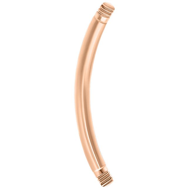 Wildcat Titanium Rose Gold Curved Barbell