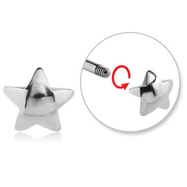 Steel Basicline Screw On Star