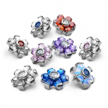 Invictus Titanium Prong Set Flower Attachment