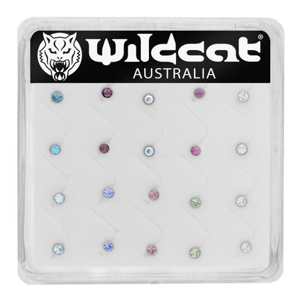 Titanium Jewelled Nose Stud Unit