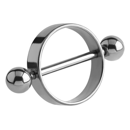 Titanium Round Nipple Shield Barbell