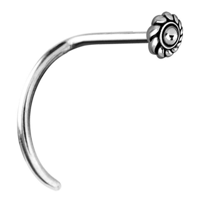 Steel Cast Tribal Nose Stud 02