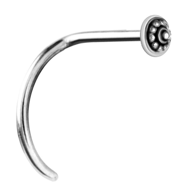 Steel Cast Tribal Nose Stud 03
