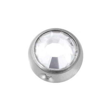 Titanium Highline Jewelled Clip in Ball