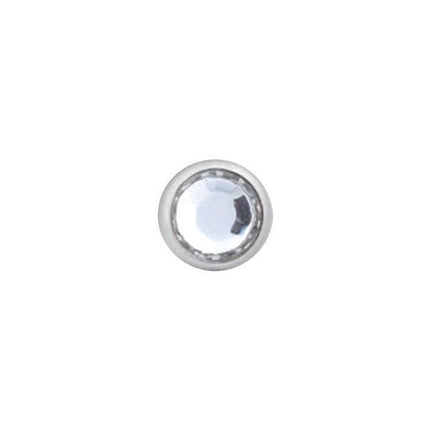 Titanium Highline Jewelled Disc for Internally Threaded Jewellery