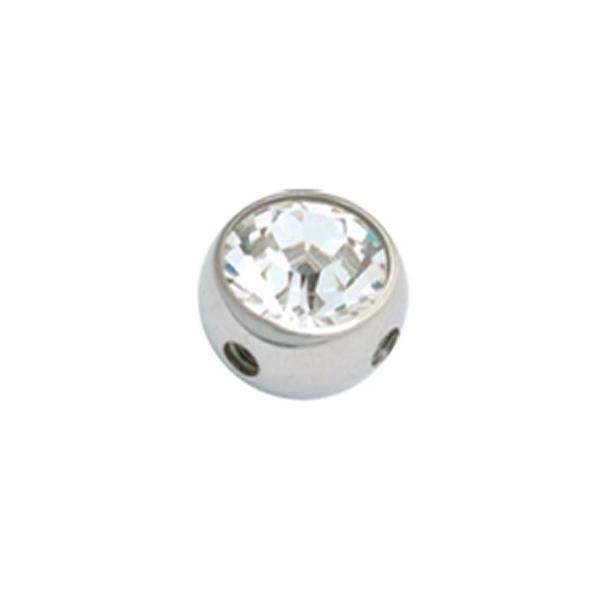 Titanium Highline Jewelled Quad Threaded Ball