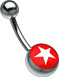 Titanium Picturebell White Star/Red