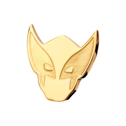 Invictus 24Kt Gold PVD Titanium Marvel Wolverine Threadless Top