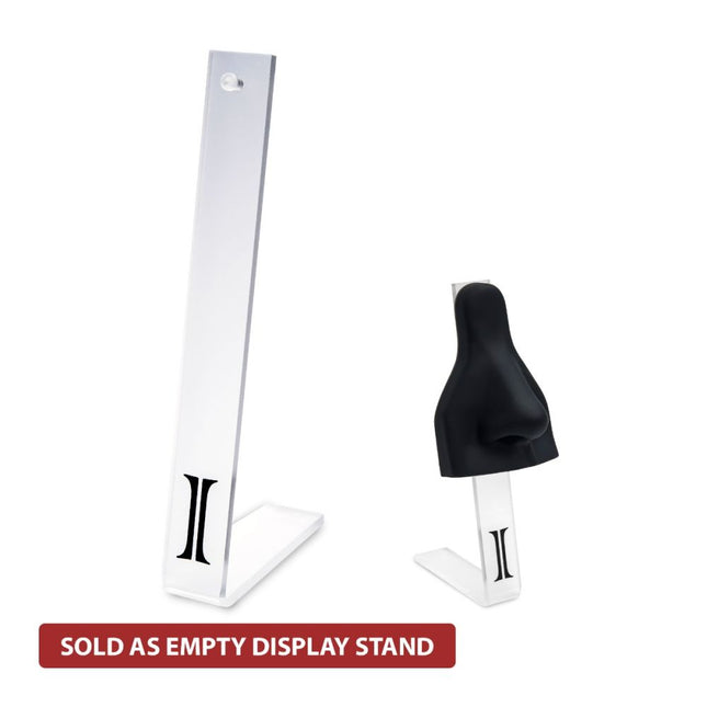 Invictus L-Bend Acrylic with Hook for Nose Silicone Display