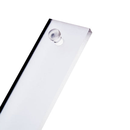 Invictus L-Bend Acrylic with Hook for Nose Silicone Display