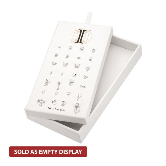 Invictus 28 Hole White Leatherette Pad for 14Kt White Gold Tops