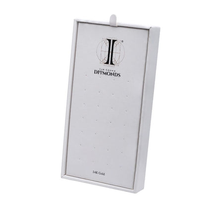 Invictus 28 Hole White Leatherette Pad for 14Kt Gold Lab-Grown Diamond Tops
