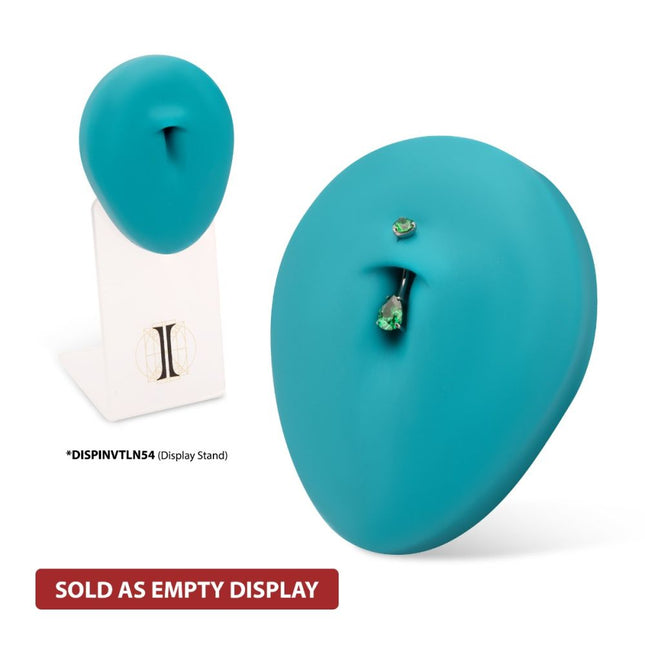 Invictus Teal Silicone Navel Display