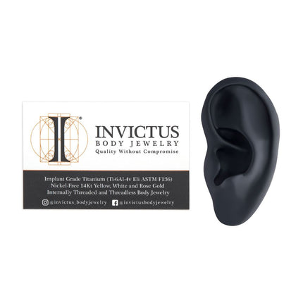 Invictus Black Silicone Left Ear Display