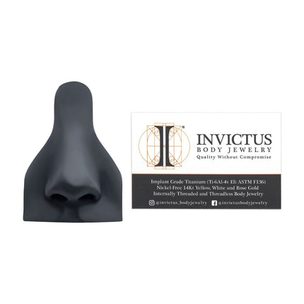 Invictus Black Silicone Nose Display