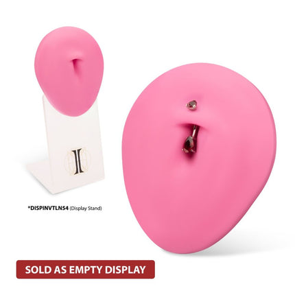 Invictus Pink Silicone Navel Display