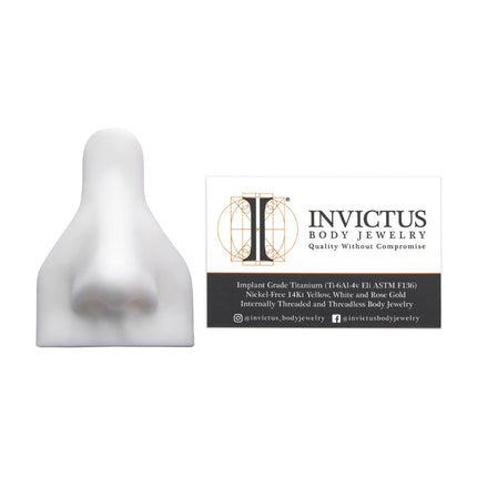 Invictus White Silicone Nose Display