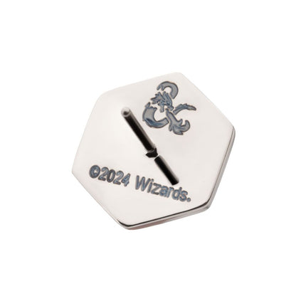Invictus Titanium Dungeons & Dragons 3D Flat Back Dice Threadless Top