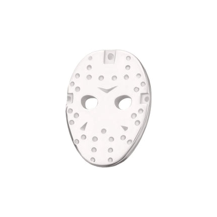 Invictus 14Kt White Gold Friday The 13th Jason Mask Threadless Top
