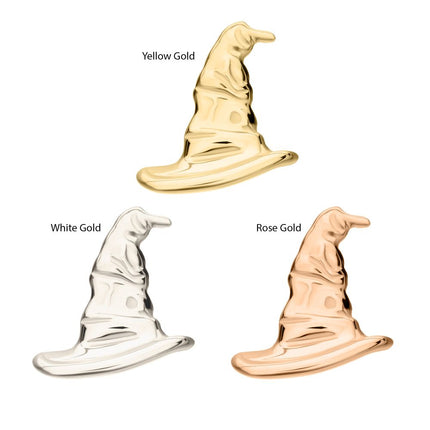 Invictus 14Kt Gold Harry Potter Sorting Hat Threadless Top