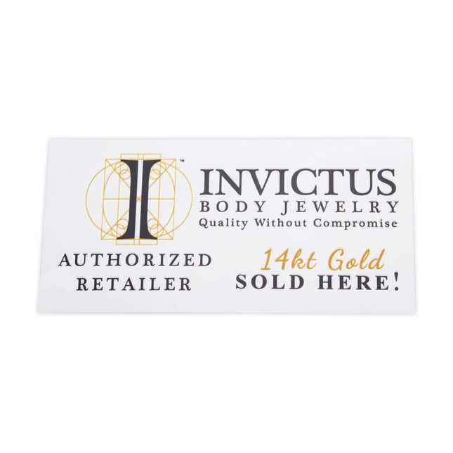 Invictus Window Cling