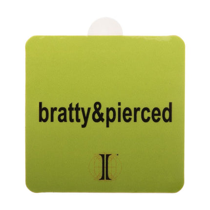 Invictus' Sticker "bratty&pierced"