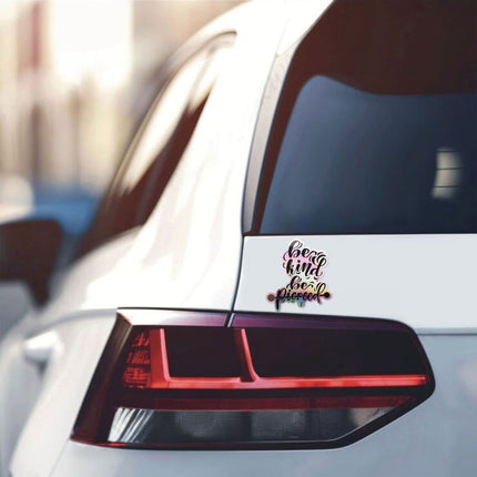Invictus' Sticker "Be Kind Be Pierced"