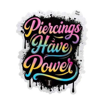 Invictus' Sticker "Piercings Have Power"