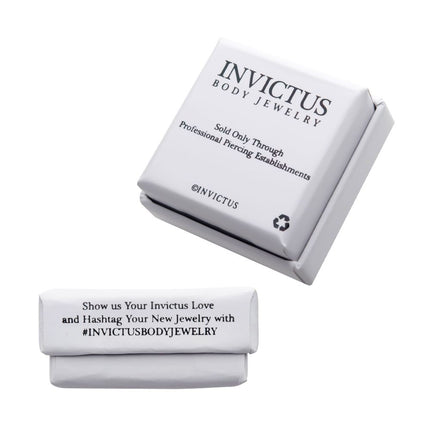 Invictus White Box with Insert for 14Kt Gold