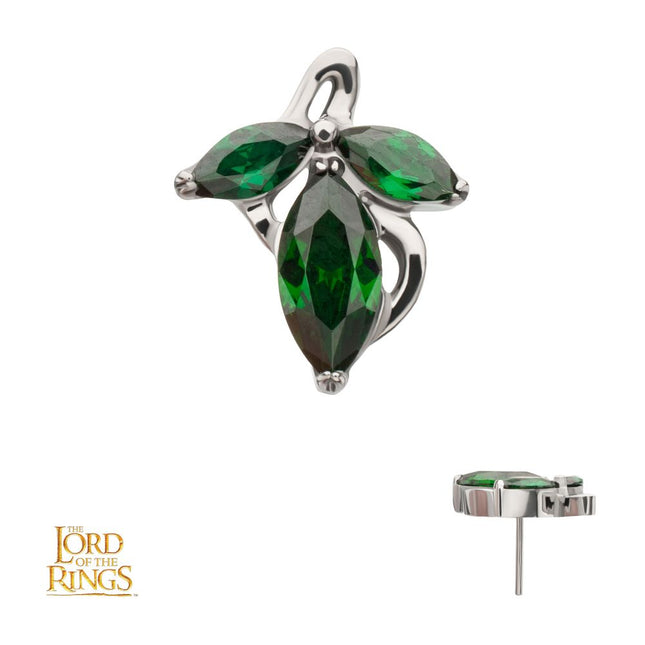 Invictus Titanium Threadless Lord of the Rings Frodo's Brooch Gem Top