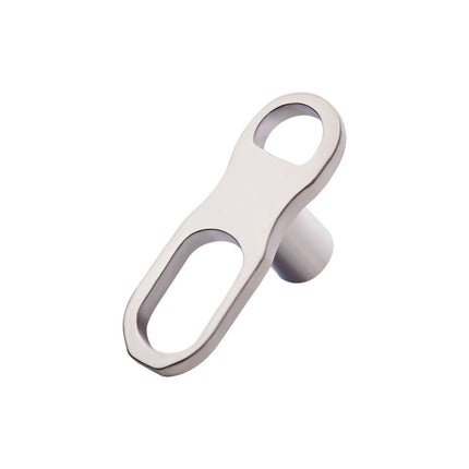 Invictus Titanium Internally Threaded 16g post with M0.9 Threading Microdermal V2 Anchor Base