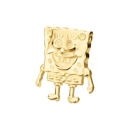 Invictus 14Kt Yellow Gold Nickelodeon SpongeBob SquarePants Threadless Top