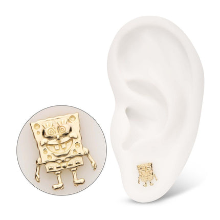 Invictus 14Kt Yellow Gold Nickelodeon SpongeBob SquarePants Threadless Top