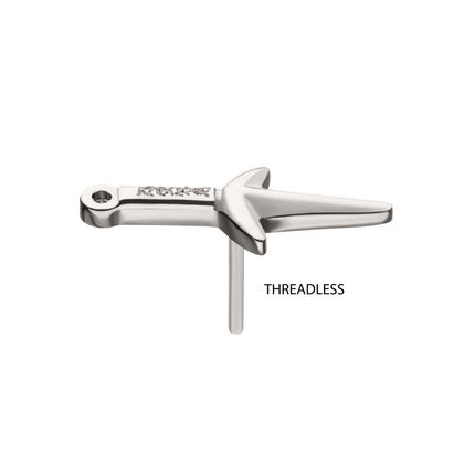Invictus Titanium Threadless Naruto Shippuden Kunai Knife Top