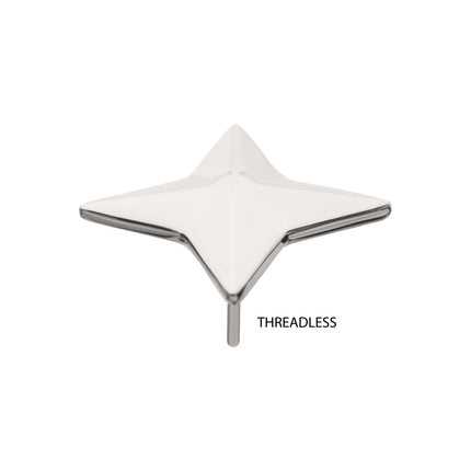 Invictus Titanium Threadless Naruto Shippuden Shurekin 3D Top
