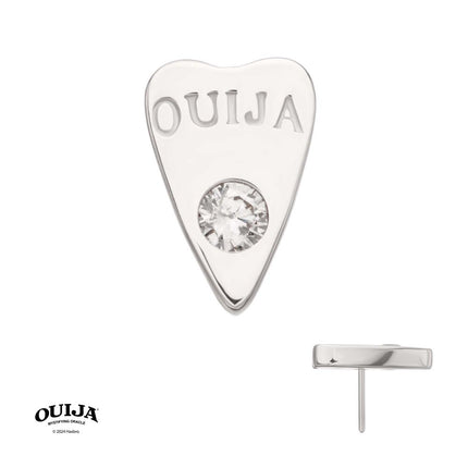 Invictus 14Kt White Gold Hasbro Ouija Planchette Threadless Top