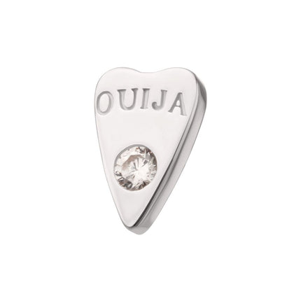 Invictus 14Kt White Gold Hasbro Ouija Planchette Threadless Top