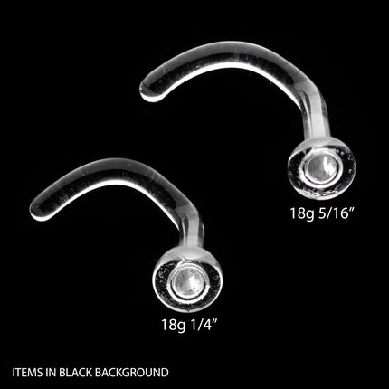 Invictus Pyrex Glass Nostril Screw Retainer