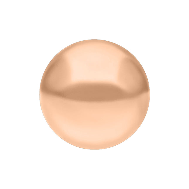 Wildcat Externally Threaded Titanium Rose Gold Ball