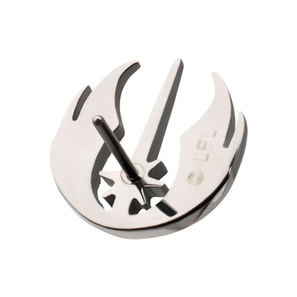Invictus Titanium Threadless Star Wars Jedi Symbol Top