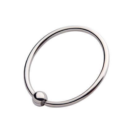 Invictus Titanium Captive Bead Ring with  Attached Ball