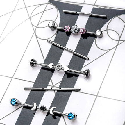 Invictus Titanium Multi-Thread Drilled Industrial Barbells