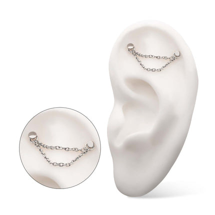 Invictus Titanium 2 Tier Rolo Chain with Ring