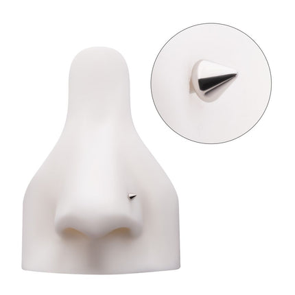 Invictus Titanium Spike Top Nose Pin